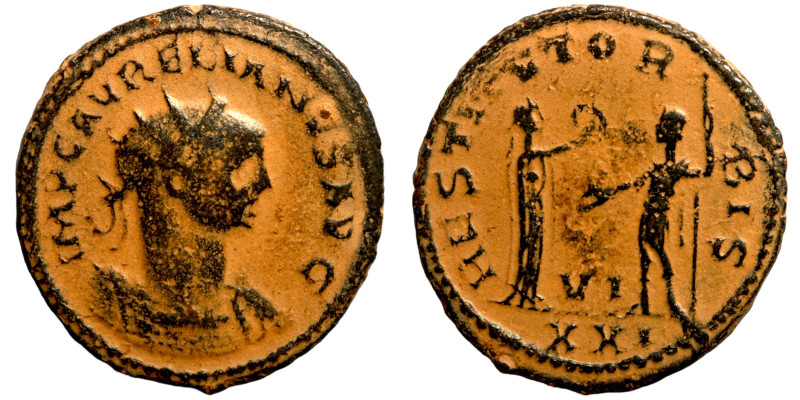 Aurelian, 270 - 275 n. Chr. Antoninian

23mm 4,18g