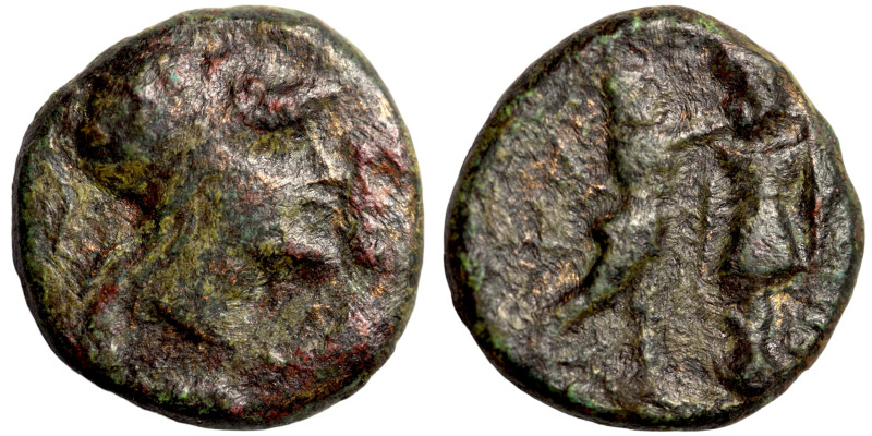 Greek coins Bronze 1-4 Century BC

15mm 3,75g