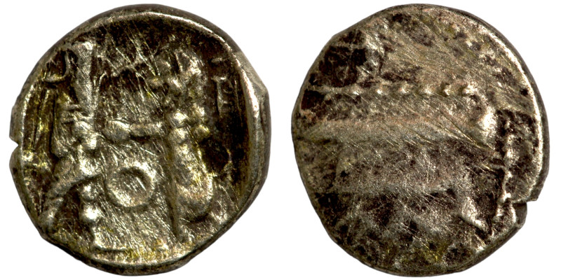 PHOENICIA. Arados. Uncertain king. Circa 440-420 BC. Third Shekel . Ba'al-Arwad ...