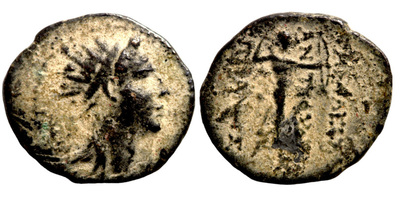 SELEUKID KINGS of SYRIA. Antiochos IV Epiphanes, 175-164 BC. Ae Antioch on the O...