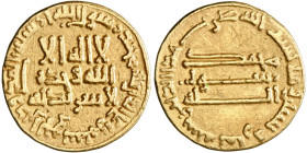 Abbasid: al-Mahdi (775-785), gold dinar (4.20g), AH 168. A-214. Nice even strike, very fine. 

Estimate: 350-400 USD