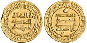 Abbasid: al-Radi (934-940), gold dinar (4.16g), Misr (Egypt) mint, AH 323. A-254 (S). Superb strike, about uncirculated to uncirculated. Scarce. 

E...