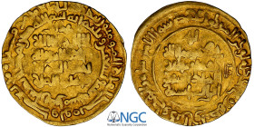 Ghaznavid: Mahmud ibn Sebuktegin (999-1030), gold dinar (4.00g), Herat mint, AH 393. Citing Abbasid caliph al-Qadir. A-1607. NGC XF45 (certification #...