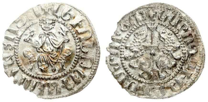 Cilician Armenia. Levon I (1198-1219). Tram. Silver 2.82 g. AC 282.