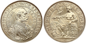 Denmark 2 Kroner 1903 P GJ Anniversary of Reign