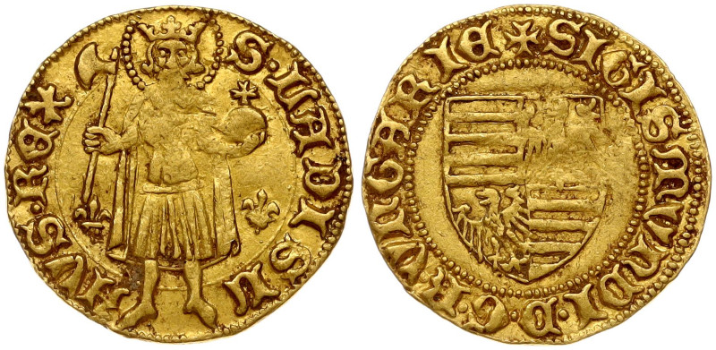 Hungary. Sigismund (1387-1437). Goldgulden ND (1387-1401) lily lily. Gold 3.50 g...