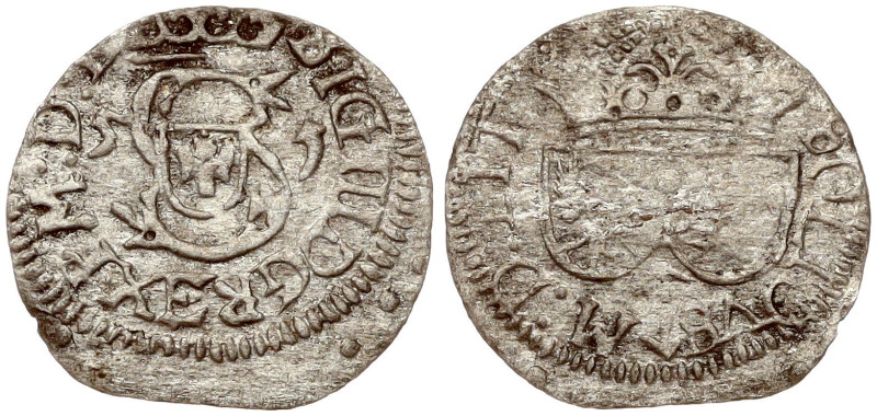 Lithuania. Zygmunt III Waza (1587-1632). Szelag 1615 Vilnius. Date 5-1 on Av. Bi...