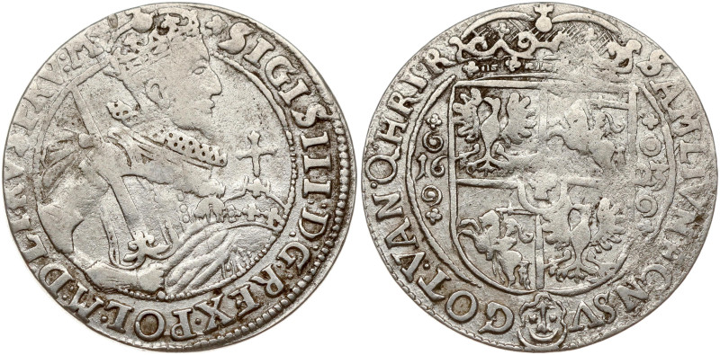 Poland. Zygmunt III Waza (1587-1632). Ort 1623 Bydgoszcz, PRV:M+ Silver 6.06 g. ...