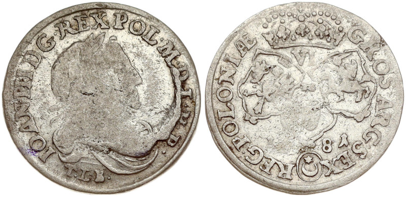 Poland. Jan III Sobieski (1674–1696). Szostak 1681 TLB, Bydgoszcz. Silver 3.45 g...