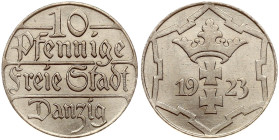 Gdansk 10 Pfennige 1923