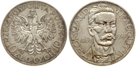 Poland 10 Zlotych 1933 Romuald Traugutt