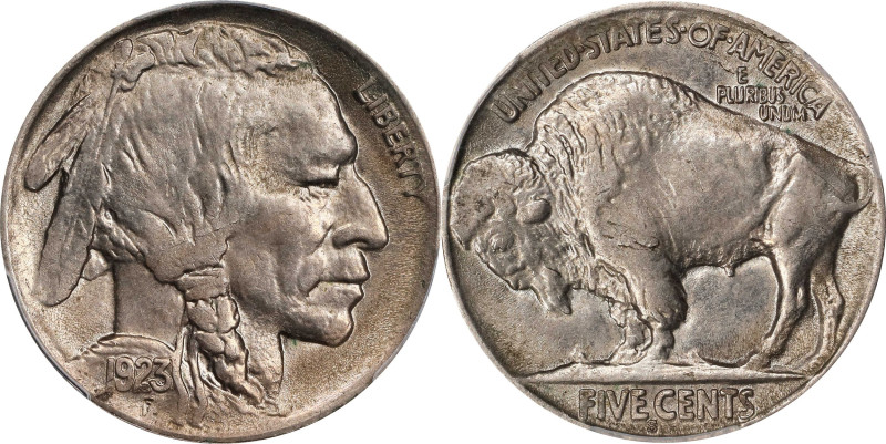 1923-S Buffalo Nickel. MS-62 (PCGS).

PCGS# 3950. NGC ID: 22RW.