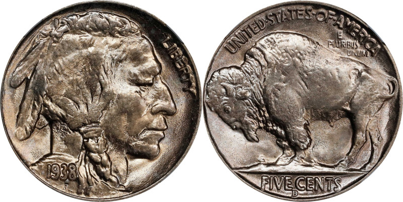 1938-D Buffalo Nickel. MS-67 (NGC).

PCGS# 3984. NGC ID: 22SZ.