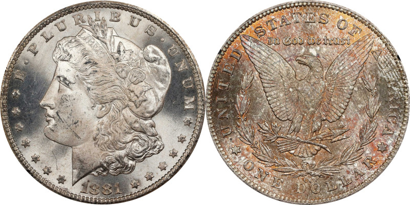 1881-CC GSA Morgan Silver Dollar. MS-63 (NGC).

The original box and card are ...