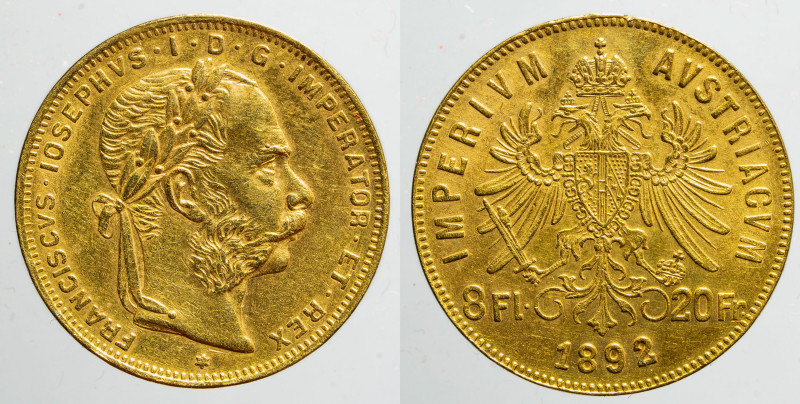 EUROPE - AUSTRIA - Empire - Franz Josef Ist (1848-1916)

COIN :
8 Florin - 20...