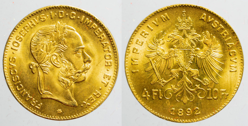 EUROPE - AUSTRIA - Empire - Franz Josef Ist (1848-1916)

COIN :
4 Florint - r...