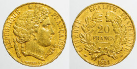 EUROPE - FRANCE - Republic - IInd Republic (1848-1852)

COIN :

OBVERSE : REPUBLIQUE-FRANCAIS / Laureate head of Ceres right
REVERSE: LIBERTE EGA...