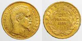 EUROPE - FRANCE - Empire - Napoleon IIIrd - second empire (1852-1870)

COIN :
20 francs
OBVERSE : NAPOLEON III - EMPEREUR / Bare head of Napoleon ...