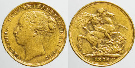 EUROPE - GREAT BRITAIN - Kingdom - Victoria (1837-1901)

COIN :
1 Sovereign
OBVERSE : VICTORIA D:G:BRITANNIAR:REG:F:D: / Bare head of Victoria lef...