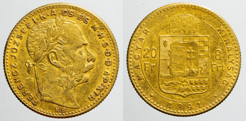 EUROPE - HUNGARY - Austrian Empire - Franz Josef Ist (1848-1916)

COIN :
8 Fi...