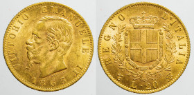 EUROPE - ITALY - Kingdom - Vittorio Emanuele IInd (1861-1878)

COIN :
20 lire
OBVERSE : VITTORIO EMANUELE II / Bare head of V.E. II left - below 1...