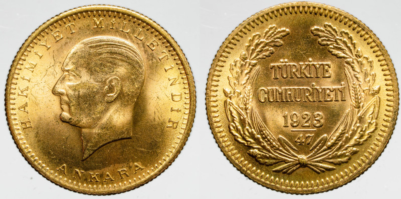 AFRICA / ASIA / OCEANIA - TURKEY - Republic (1923-date)

COIN :
100 kurush
O...