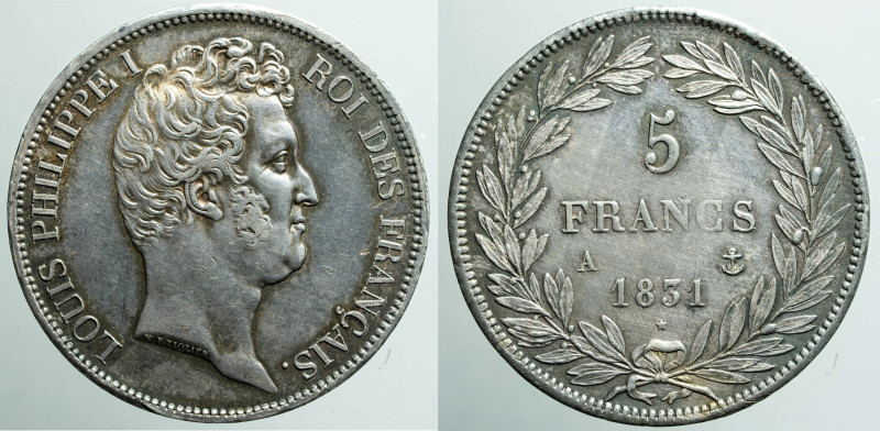 EUROPE - FRANCE - Kingdom - Louis-Philippe Ier (1830-1848)

COIN :
5 Francs
...