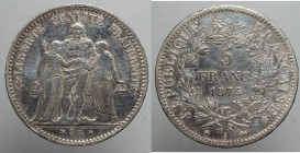 EUROPE - FRANCE - Republic - IIIrd Republic (1871-1940)

COIN :
5 Francs
OBVERSE : LIBERTE EGALITE FRATERNITE / Hercules between Liberty and Justi...