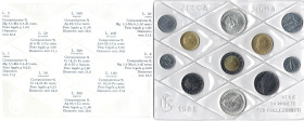 EUROPE - ITALY - Republic (1946-date)

LOT :
Original mint set 1986 of 11 pcs
Date : 1986 - Mint: Rome - Material : Various with two Silver coins ...