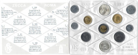 EUROPE - ITALY - Republic (1946-date)

LOT :
Original mint set 1987
Date : 1987 - Mint: Rome - Material : Various with two Silver coins - Diameter...