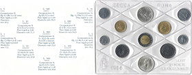 EUROPE - ITALY - Republic (1946-date)

LOT :
Original mint set 1988
Date : 1988 - Mint: Rome - Material : Various with two Silver coins - Diameter...
