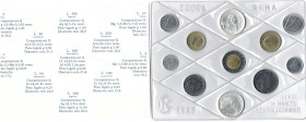 EUROPE - ITALY - Republic (1946-date)

LOT :
Original mint set 1989
Date : 1989 - Mint: Rome - Material : Various with two Silver coins - Diameter...