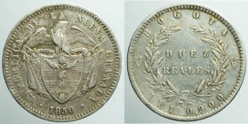 AMERICA NORTH & SOUTH - COLOMBIA - Republic - Republic of Nueva Granada (1830-1863)

COIN :
10 Reales lettered edge
OBVERSE : REPUBLICA DE LA NUEV...