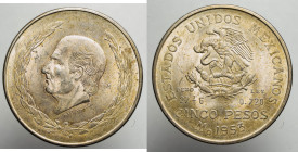 AMERICA NORTH & SOUTH - MEXICO - Republic - United Mexican States/Mexican Republic (1823-date)

COIN :
5 Pesos
OBVERSE : ESTADOS UNIDOS MEXICANOS ...