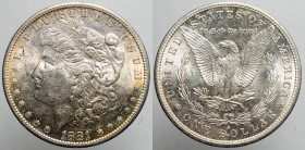 AMERICA NORTH & SOUTH - UNITED STATES OF AMERICA - Republic - Federal Republic (1776-date)

COIN :
1 Morgan Dollar
OBVERSE : E · PLURIBUS · UNUM /...