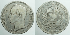 AMERICA NORTH & SOUTH - VENEZUELA - Republic - United States of Venezuela (1823-date)

COIN :
1 Venezolano
OBVERSE : *ESTADOS UNIDOS DE VENEZUELA*...