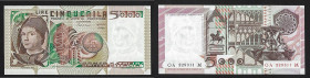 EUROPE - ITALY - Republic (1946-date)

Issuer :
Banca d'Italia
BANKNOTE :
5000 lire Antonello da Messina
Decree : 03/11/1982
S/N : OA 229311 M...