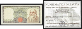 EUROPE - ITALY - Republic (1946-date)

Issuer :
Banca d'Italia
BANKNOTE :
50000 lire Leonardo da Vinci
Decree : 19/07/1970
S/N : V 066451 N
Si...