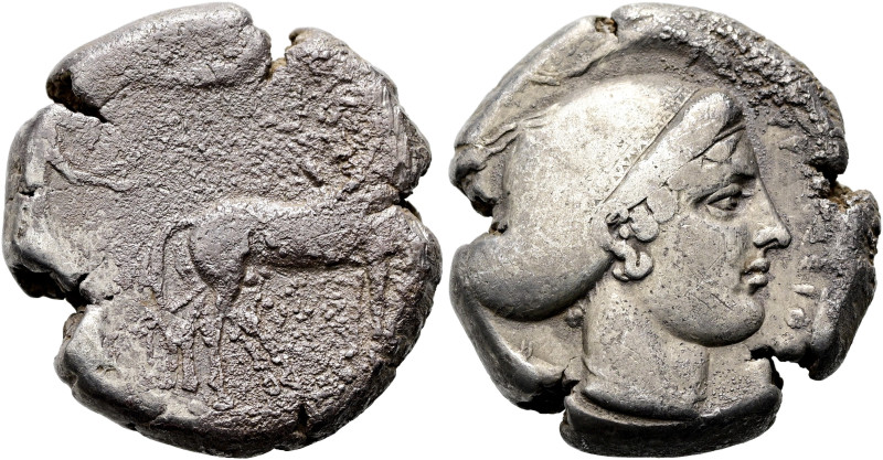 SIZILIEN. SYRAKUS. 2. Republik, 466 - 406 v. Chr. Tetradrachme ø 24mm (16.95g). ...