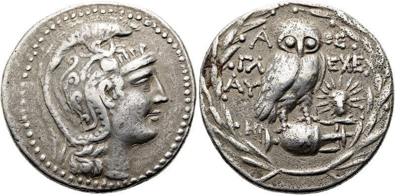 ATTIKA. ATHEN. Tetradrachme des Neuen Stils ø 30mm (15.63g). 138 - 137 v. Chr. V...