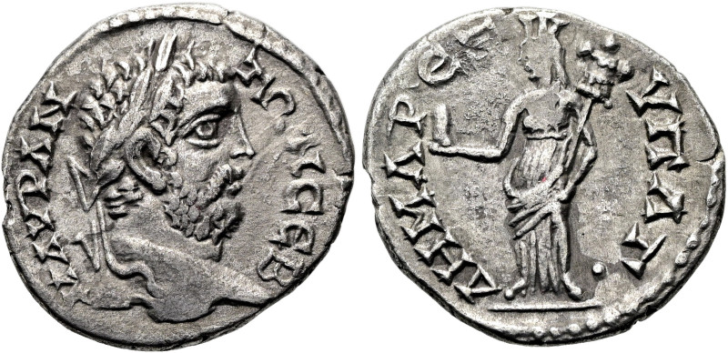 DEKAPOLIS. PETRA. Caracalla, 197 - 217 n. Chr. Drachme ø 19mm (2.46g). 211 - 212...