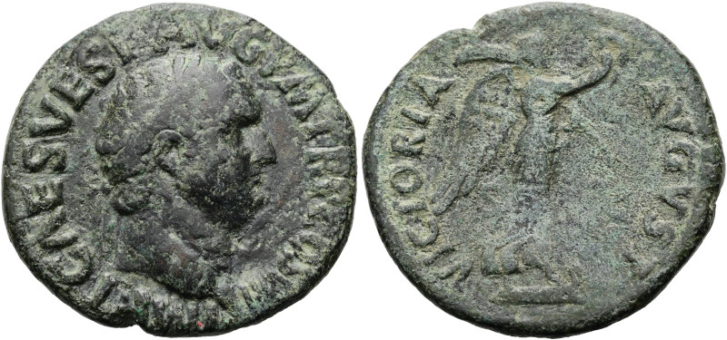 Titus als Caesar, 69 - 79 n. Chr. As ø 27mm (10.35g). 80 - 81 n. Chr. Mzst.Rom. ...