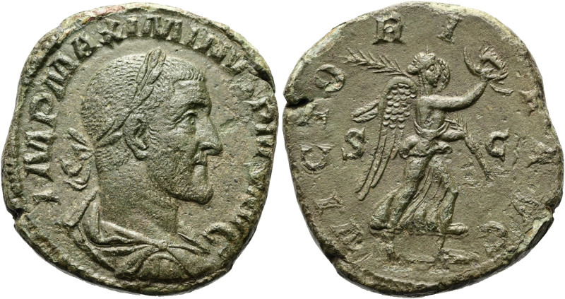 Maximinus Thrax, 235 - 238 n. Chr. Sesterz ø 30mm (20.57g). 235 - 236 n. Chr. Mz...