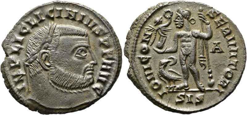 Licinius II., 315 - 324 n. Chr. Follis ø 22mm (3.71g). 313 - 315 n. Chr. Mzst.Si...