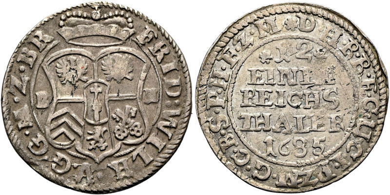 BRANDENBURG / PREUSSEN. Friedrich Wilhelm, "der große Kurfürst", 1640 - 1688. 1/...