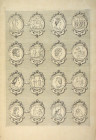 Extremely Rare Engraved Plates Depicting Ancient Coins from Louis XIV’s Coin Collection