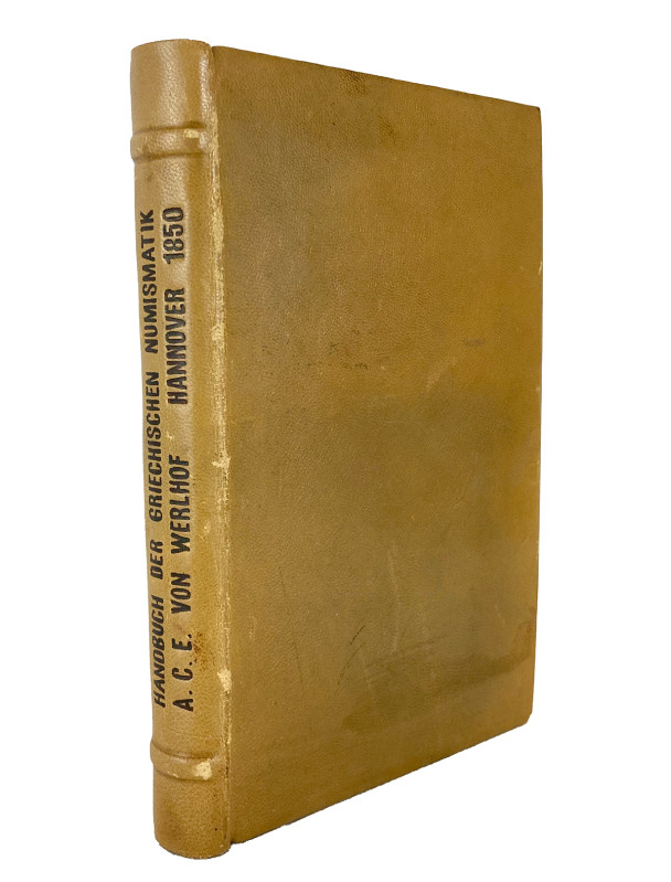 Scarce German Handbook to Greek Coins

Werlhof, A.C.E. von [compiler]. HANDBUC...