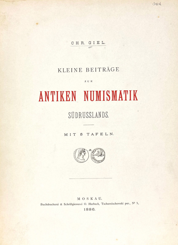 Giel on Ancient Coins of the Black Sea Region

Giel, Chr. KLEINE BEITRÄGE ZUR ...