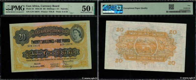 Country : EAST AFRICA 
Face Value : 20 Shillings - 1 Pound 
Date : 01 janvier 19...