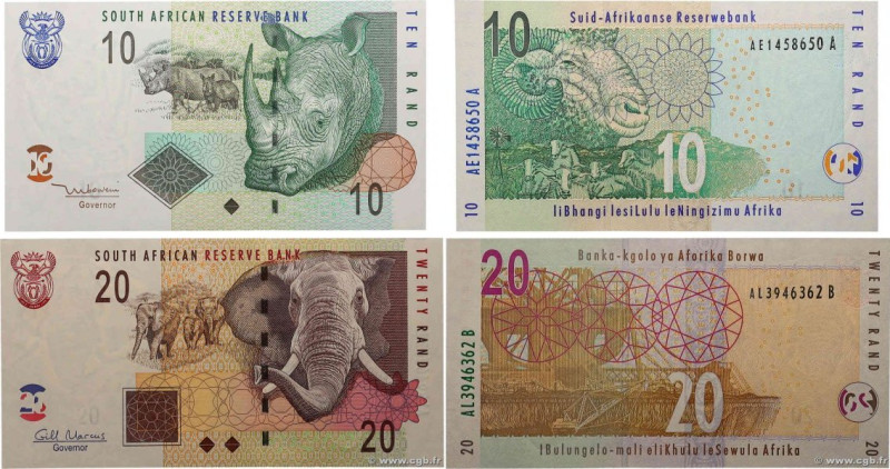 Country : SOUTH AFRICA 
Face Value : 10 et 20 Rand Lot 
Date : 2005-2009 
Period...
